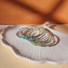 دستبند کشی تنیسی رنگی
