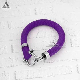 دستبند امگا زنانه Omega Sailing Bracelet YR1 (بنفش)