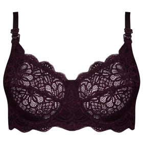 سوتین شیردهی فنردار کارنا رز عنابی کد 4866-900