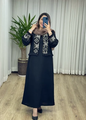 کت و سارافون سوزن دوزی کد 2110