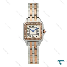 ساعت کارتیه Panthere زنانه دورنگین دورنگ رزگلد سایز اسمال Cartier-7925-L
