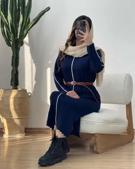 پیراهن بافت جلوخط‌دار