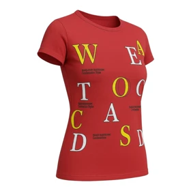 تیشرت آستین کوتاه زنانه مدل حروف PJ1188