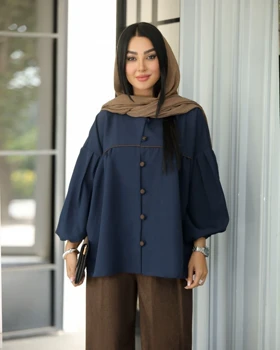 ست دوتیکه مانتو شلوار زنانه مدل رهانا کد 3018 (ضمانت اصالت)