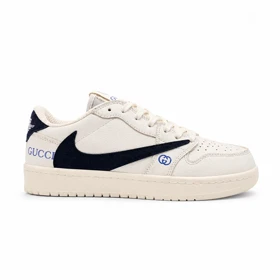 کفش و کتانی مردانه مدل نایک ترویس NIKE TRAVIS رنگ کرم مشکی کد 30058