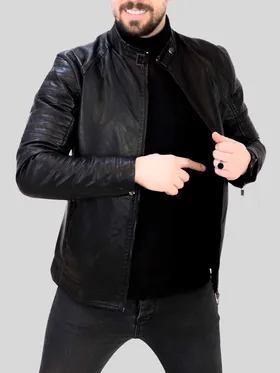 کت چرم 2315 مشکی