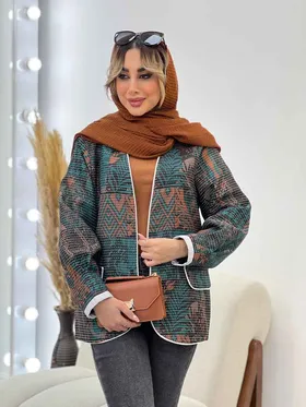 مانتو کوک دوزی طرح دار
