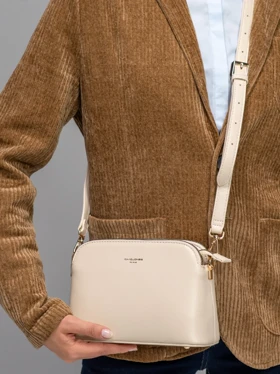 کیف دوشی زنانه بدون دسته روزانه چرم مصنوعی دیوید جونز DAVIDJONES