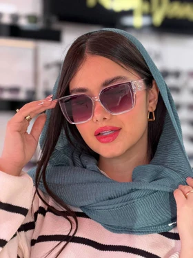 عینک آفتابی زنانه لوکس مدل کاوردار علیدسا