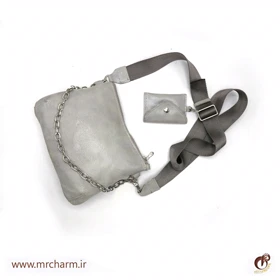 کیف دست دوزتمام چرم زنانه mrc2714-08