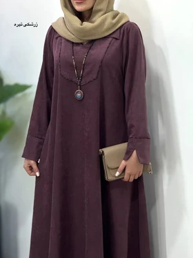 پیراهن مانتویی سیلک پناه