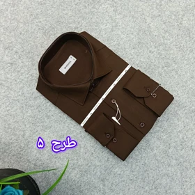 پیراهن ساده تک‌رنگ مردانه قواره کلاسیک _ استین بلند