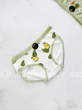 شورت اسلیپ نخ پنبه عروسکی طرح آووکادو
