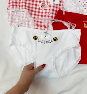 شورت عروسکی دخترانه تم قرمز