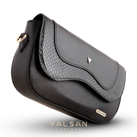کیف دوشی زنانه چرم یلسان مدل هیوار کد 117-MRV