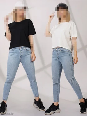 کراپ ساده زنانه برند افر Offer