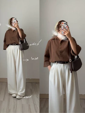 شومیز باکسی ساده