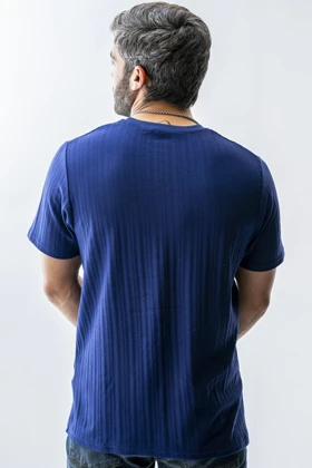 تیشرت بیسیک ژاکارد مردانه