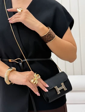 کیف زنانه چرمی سایز کوچک منتیا