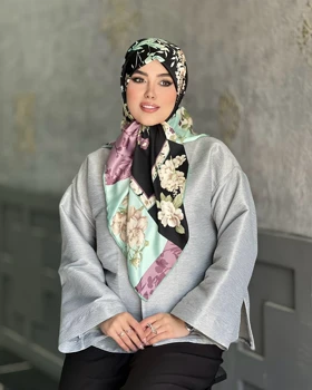 روسری دست دوز ابریشم
