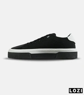 کفش کتانی مردانه مشکی BERSHKA مدل 7673