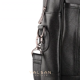 کیف اداری مردانه چرم یلسان مدل نکو کد 013-MC