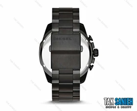 ساعت مچی دیزل شاخدار مردانه مشکی سرمه ای Diesel-2688-G