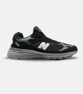 کفش کتانی بزرگ پا مشکی طوسی NEW BALANCE 993