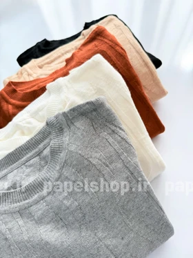 بلوز بافت گپ آستین بلند