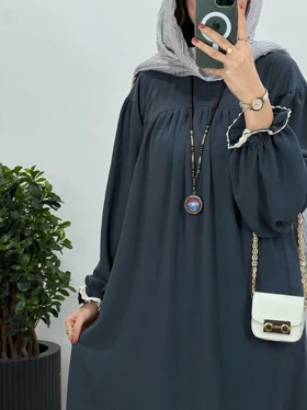 مانتو عبایی بلند رایلی 9 با کد 3681