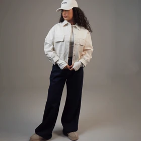 کت پاکتی چرم