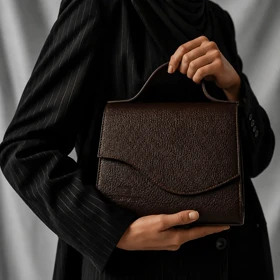 کیف دستی چرم زنانه مانا