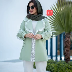 مانتو تابستانه مدل وشان کد 1556