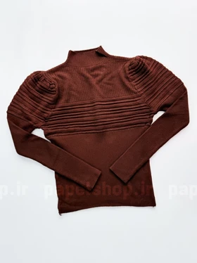 بلوز اسکی بافت گپ آستین بلند