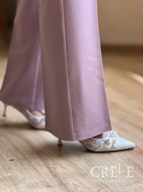 شلوار از بالا راسته کرپ قد 102