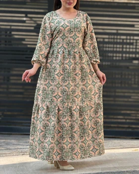 پیراهن فلور خشت 6108