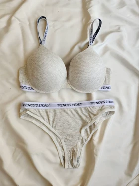 ست شورت و سوتین نخی کد: 9138