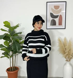 بافت یقه شل باران