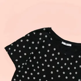 تیشرت خال‌خالی زارا