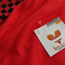 شورت اسلیپ مردانه مدل چهارخانه رنگ قرمز ماییلدا کد 5208