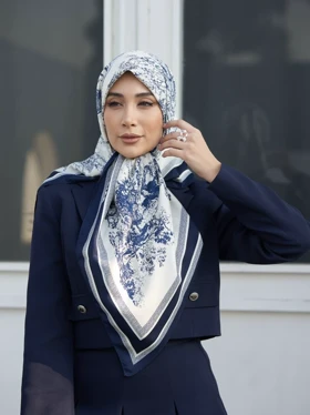 روسری ساتن دیور جنگل