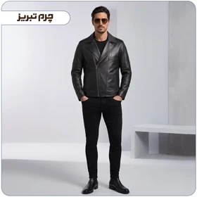 کاپشن اسپرت چرم مردانه مدل B0639