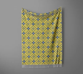 شال مبل ریش دار sofa shawl 108