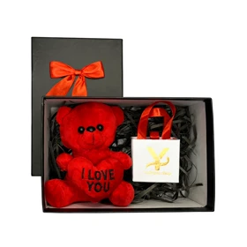 جعبه کادو هارد باکس با عروسک و پوشال