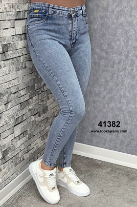 شلوار جین اسکینی جذب آبی خاص41382