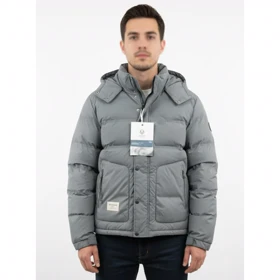 کاپشن مردانه پفکی طرح دار