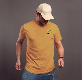 تیشرت مردانه NIKE2 رنگ خردلی