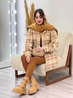 شکت چهارخونه دو جیب