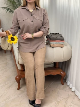 تونیک کتان لینن L42