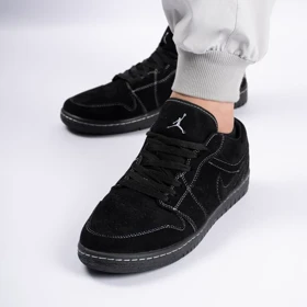 کفش کتانی اسپرت مردانه رنگ مشکی مدل نایک NIKE Jordan 1 Sketch